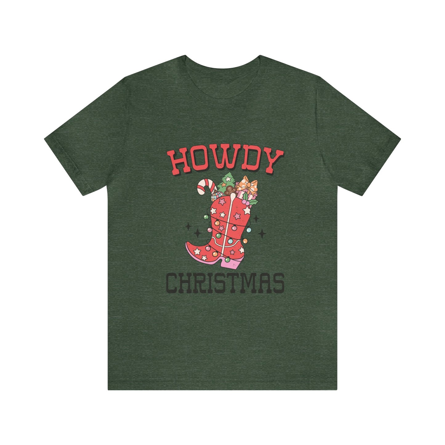 Howdy Christmas Women's Short Sleeve Christmas T Shirt