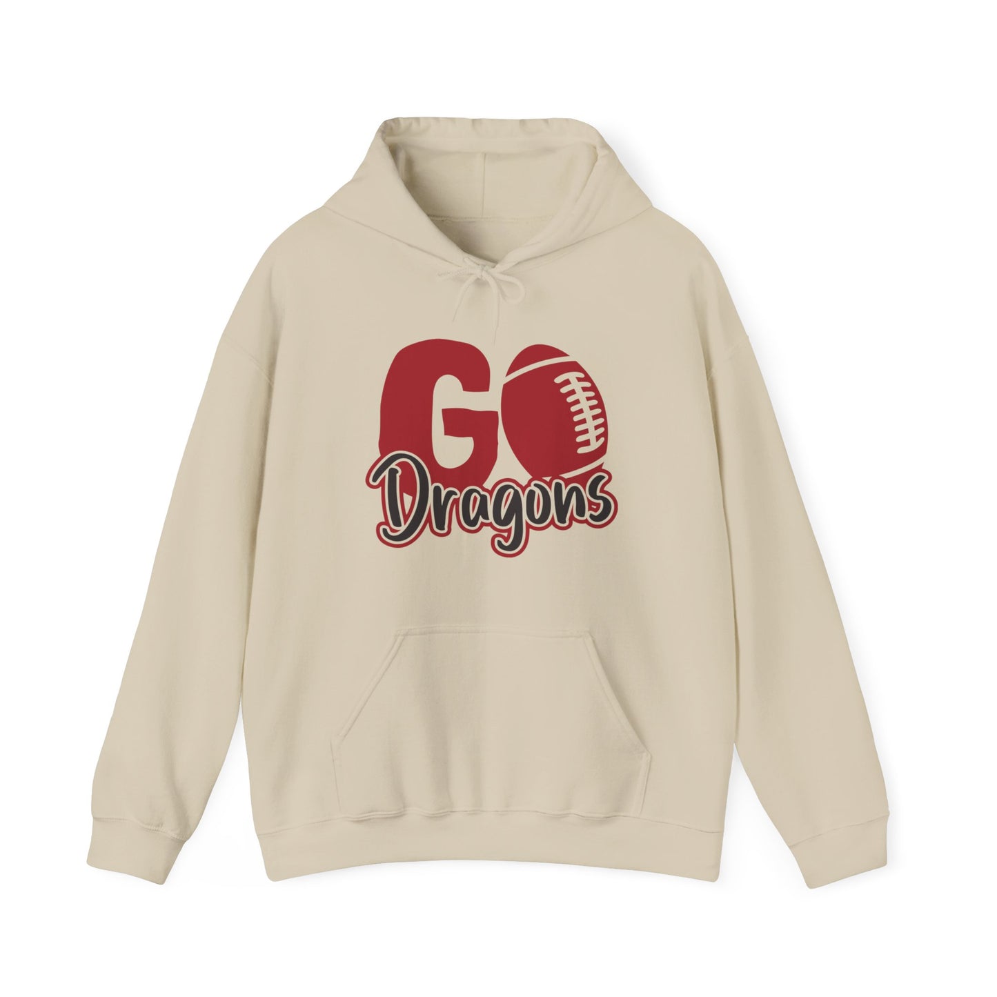 Go Dragons Adult Unisex Heavy Blend™ Hooded Sweatshirt