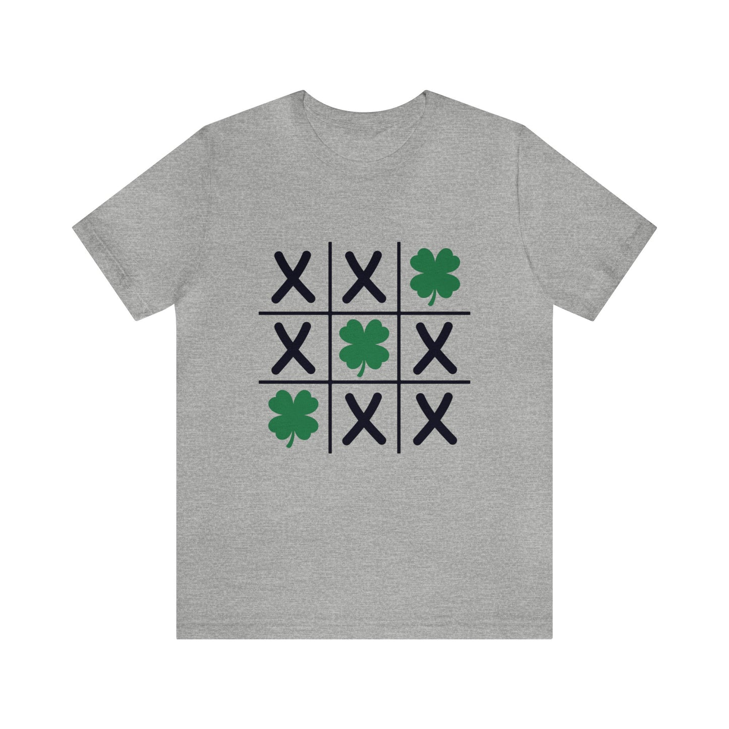 TIC TAC TOE Shamrock St. Patrick's Day Women's Tshirt