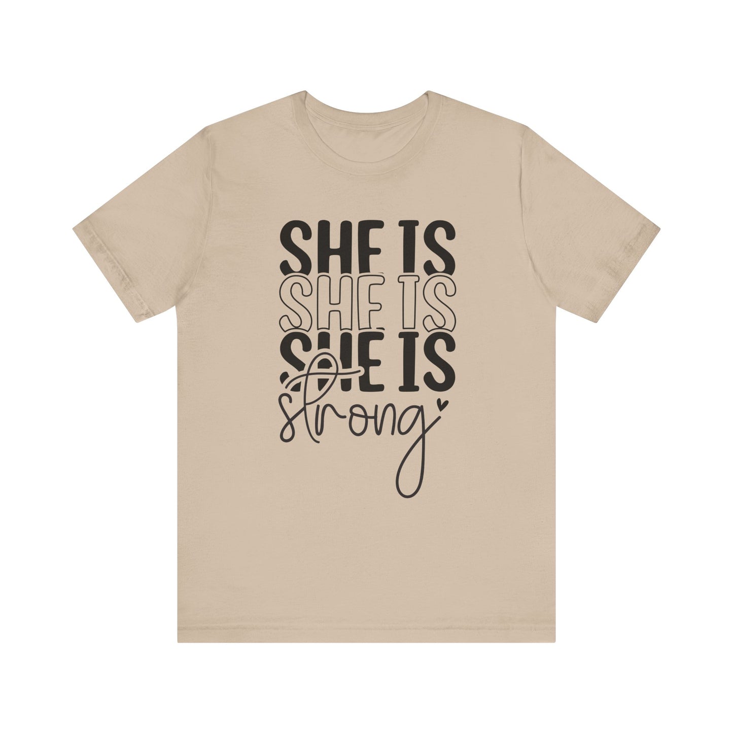 She Is Strong Women's Short Sleeve Tee