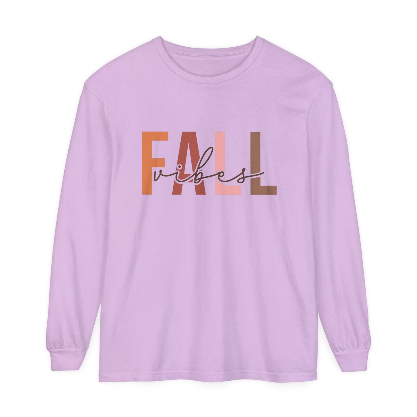 Fall Vibes Loose Long Sleeve T-Shirt