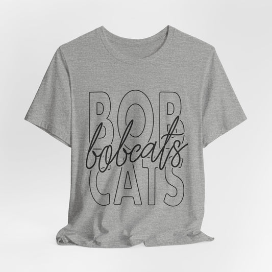 Bobcats Adult Unisex Short Sleeve Tee