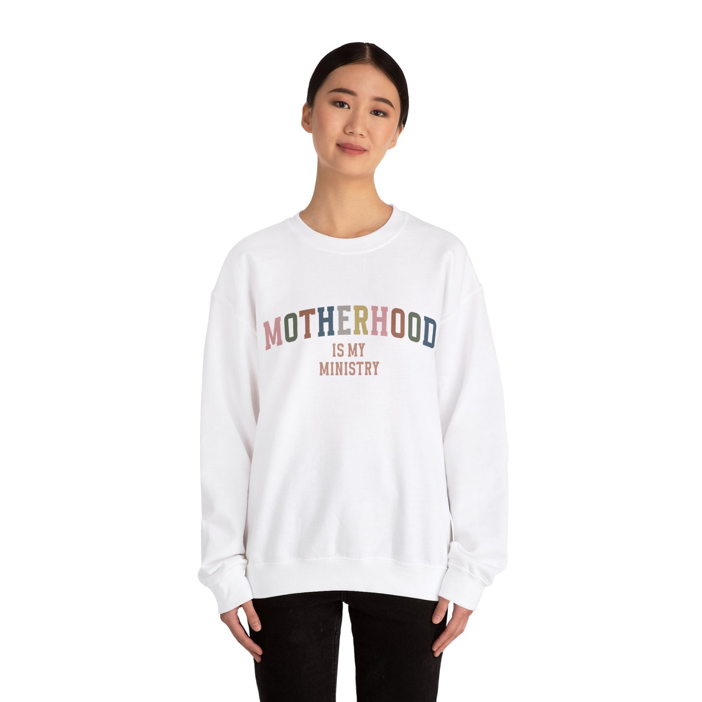 Motherhood is my ministry Women's Mama Sweatshirt