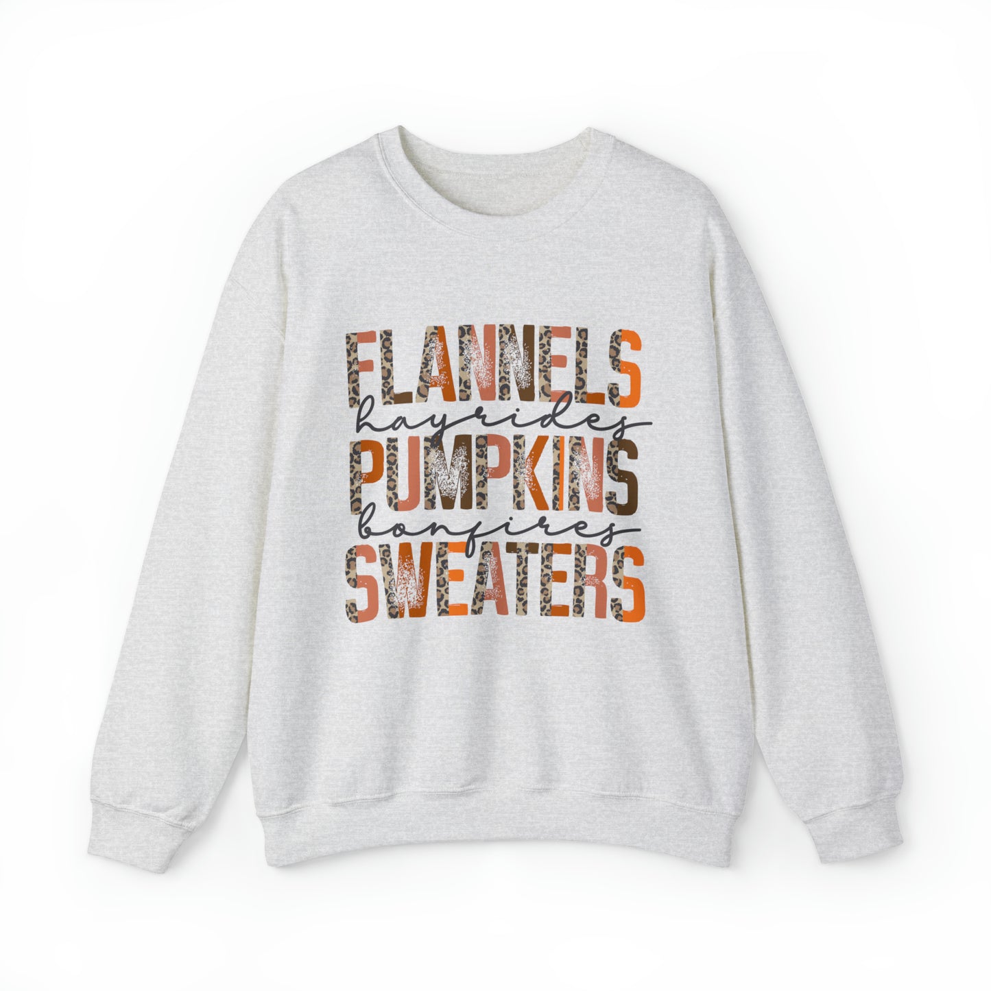 Flannels & Hayrides mixed print Crewneck Sweatshirt