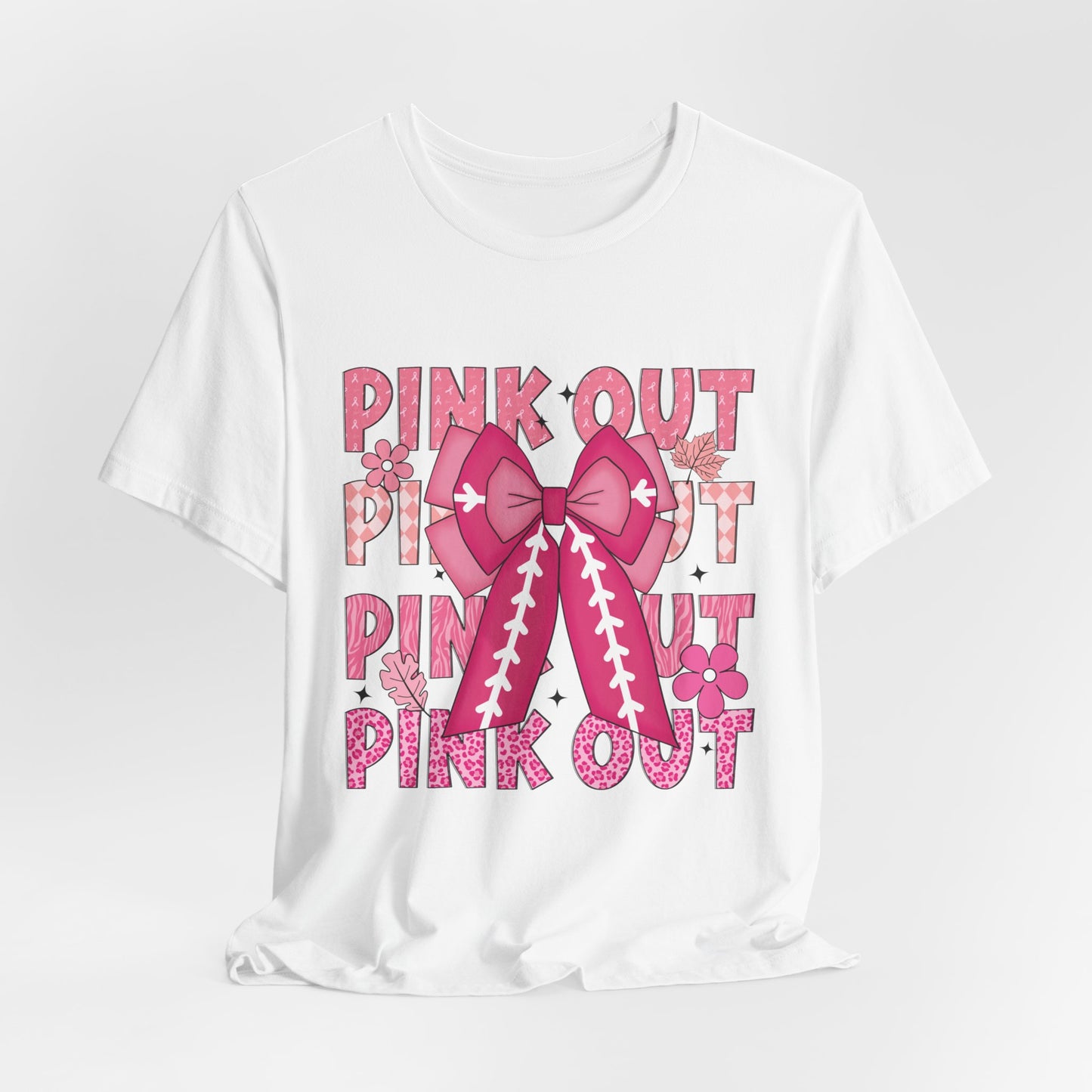 Pink Out Women's Breast Cancer Awareness Short Sleeve Tee