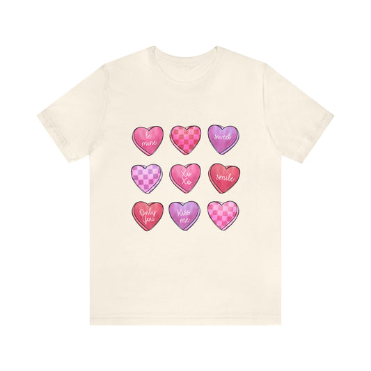 Candy Hearts Women's Tshirt