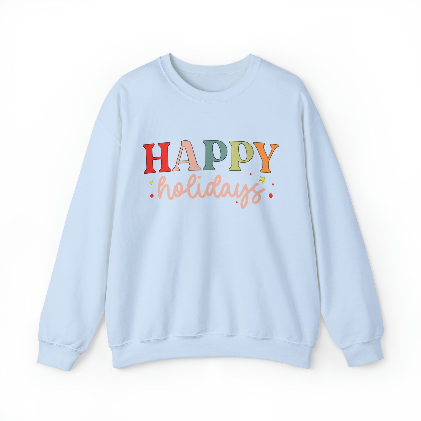 Happy Holidays Women's Christmas Crewneck Sweatshirt