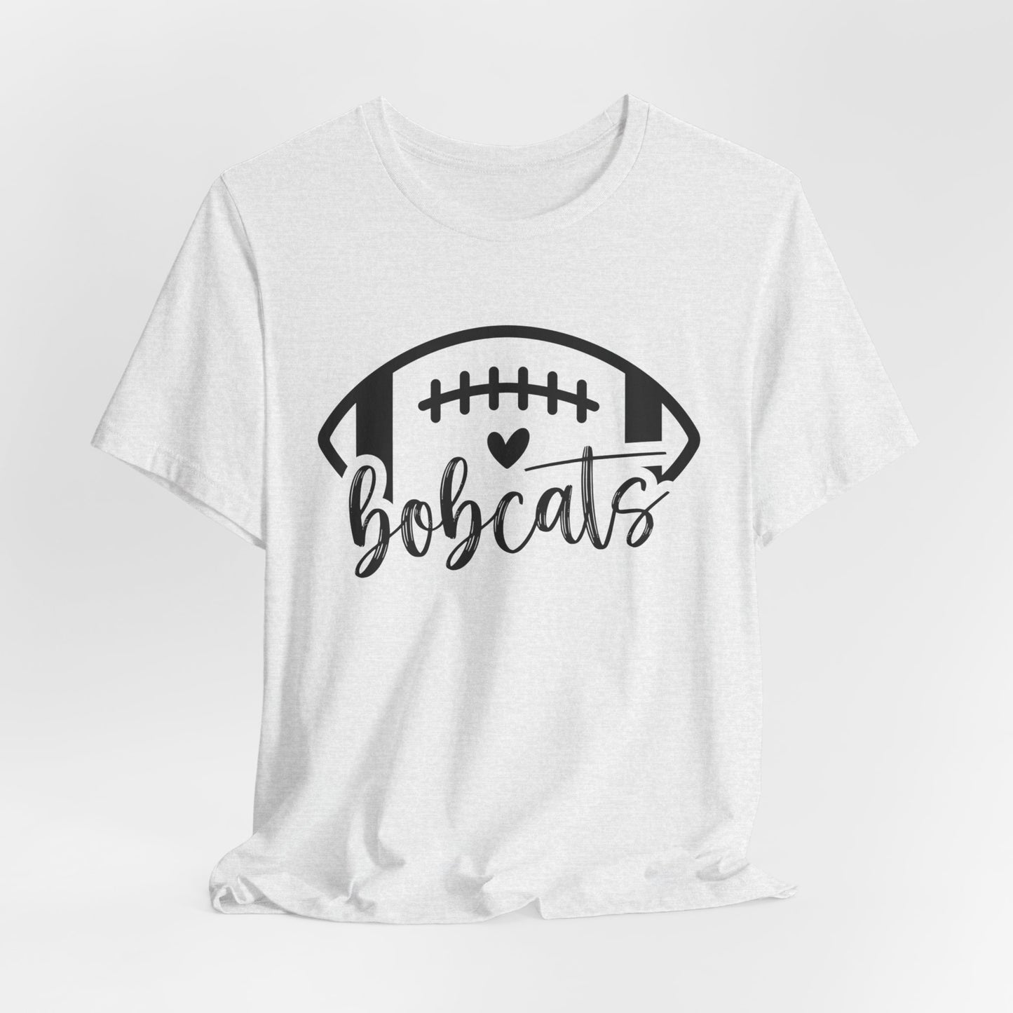 Bobcats Football Adult Unisex Short Sleeve Tee