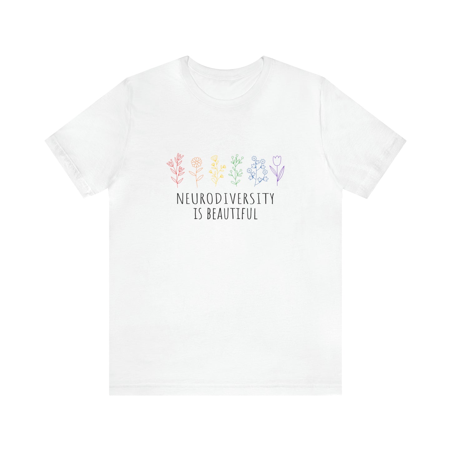 Neurodiversity is beautiful Short Sleeve Women's Tee