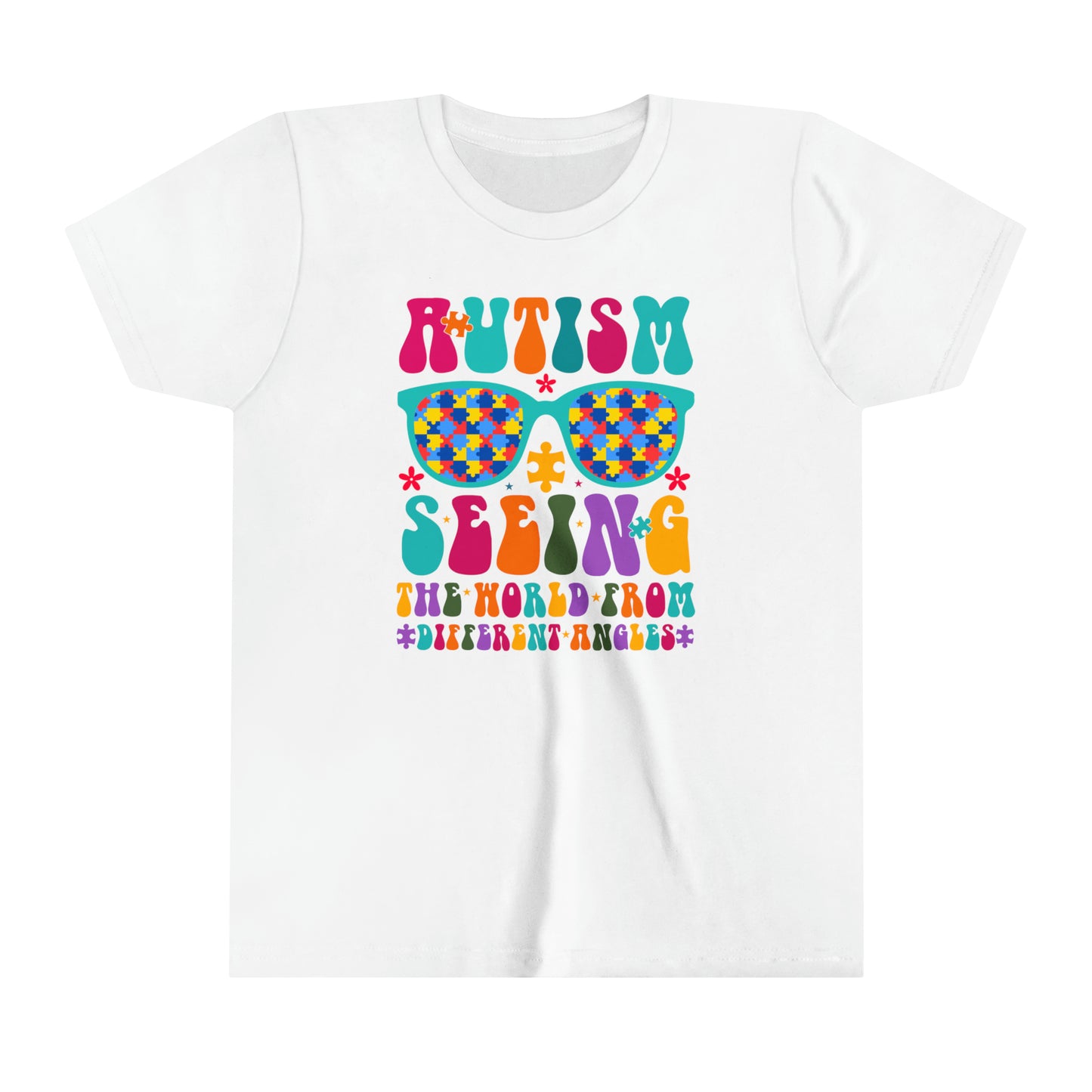 Autism Seeing The World Differently Advocate Youth Shirt