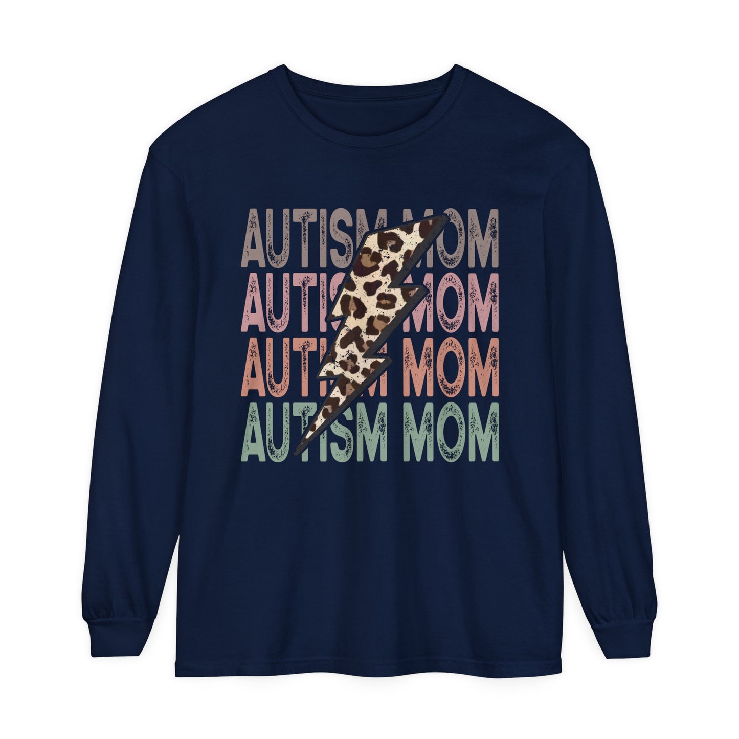 Autism Mom Advocate Loose Long Sleeve T-Shirt