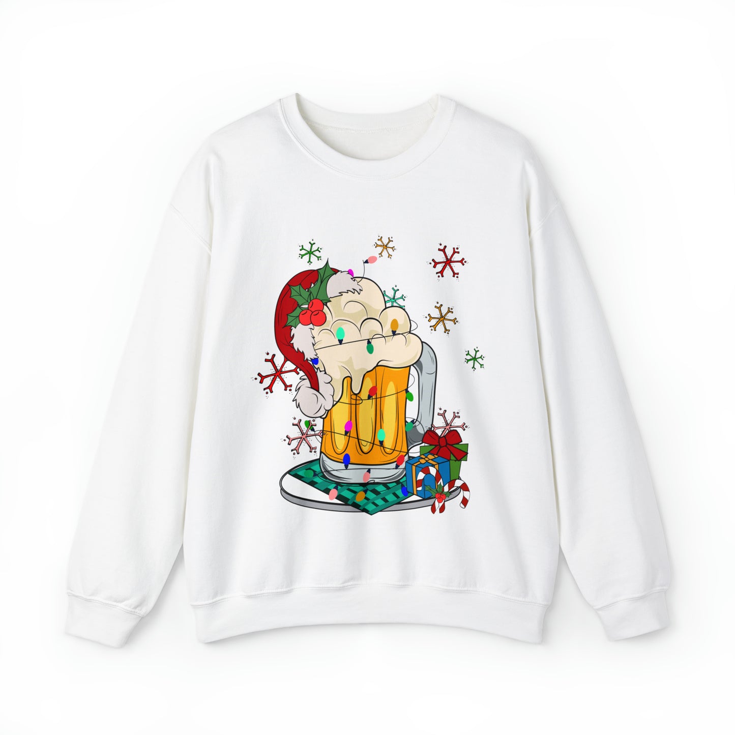 Christmas Beer Sweatshirt Men's and Women's