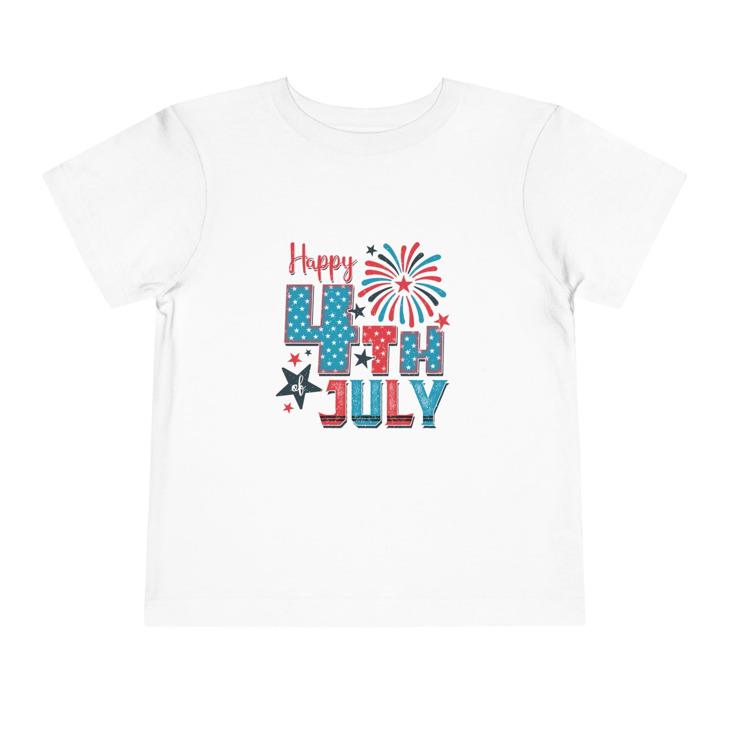 Toddler USA 4th of July Short Sleeve Tee