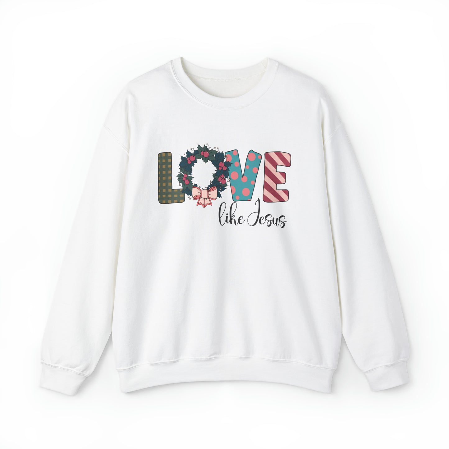 Love Like Jesus Women's Christmas Sweatshirt