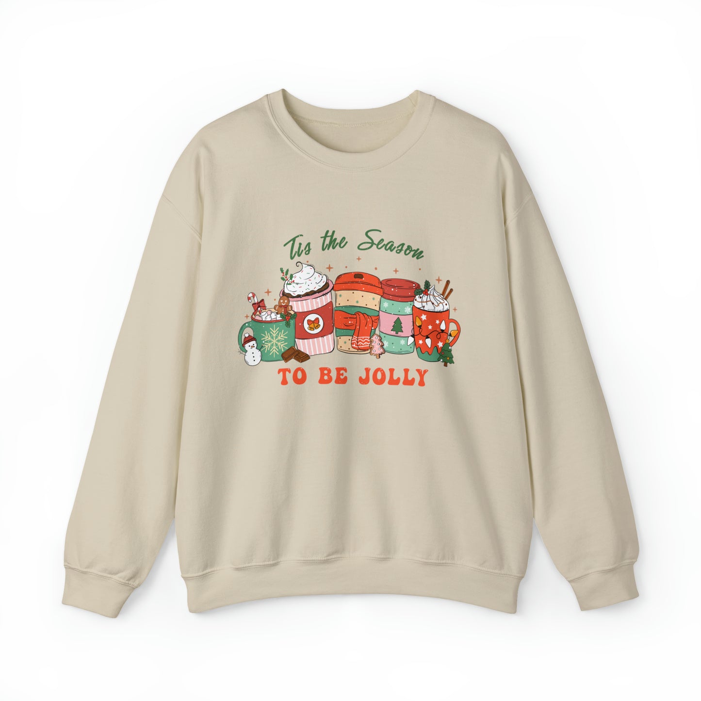 Tis the Season to be Jolly Christmas Crewneck Sweatshirt Women's