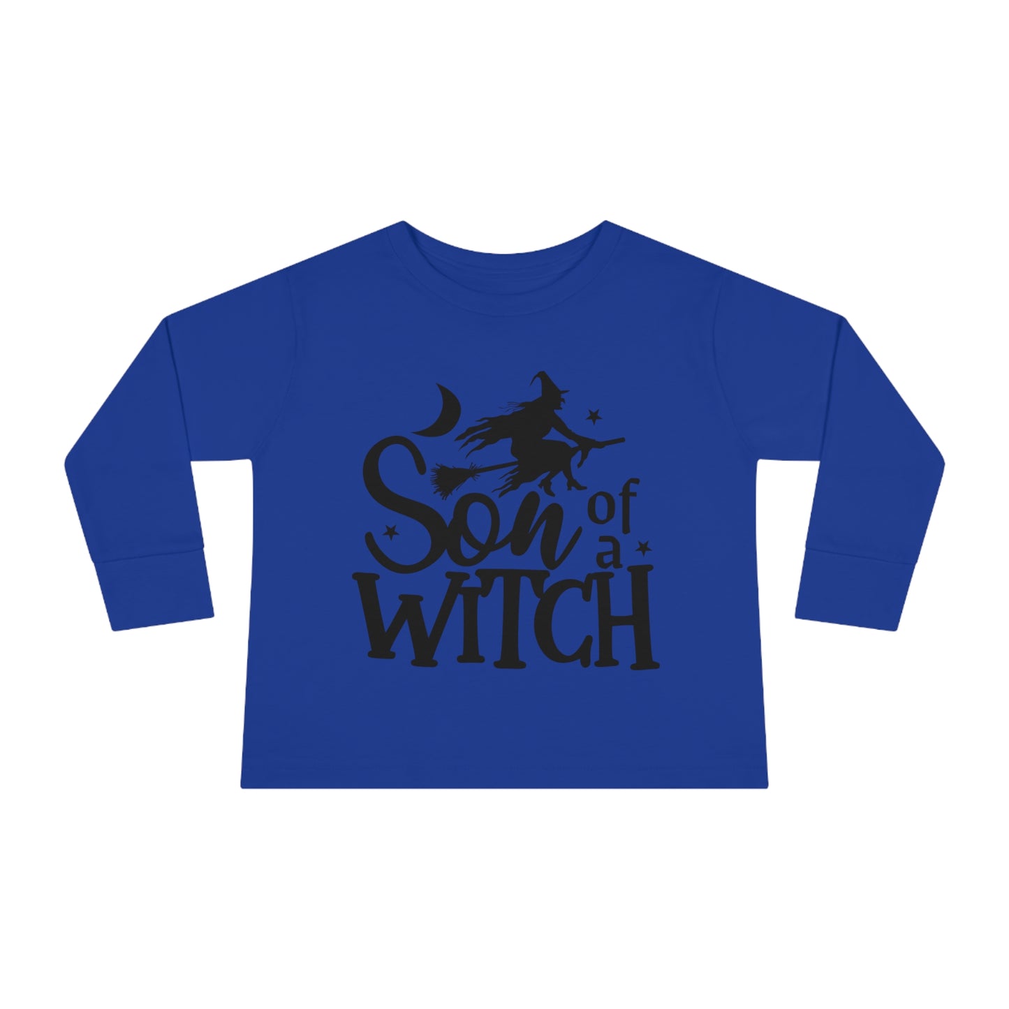 Son of a Witch Halloween Toddler Long Sleeve Tee