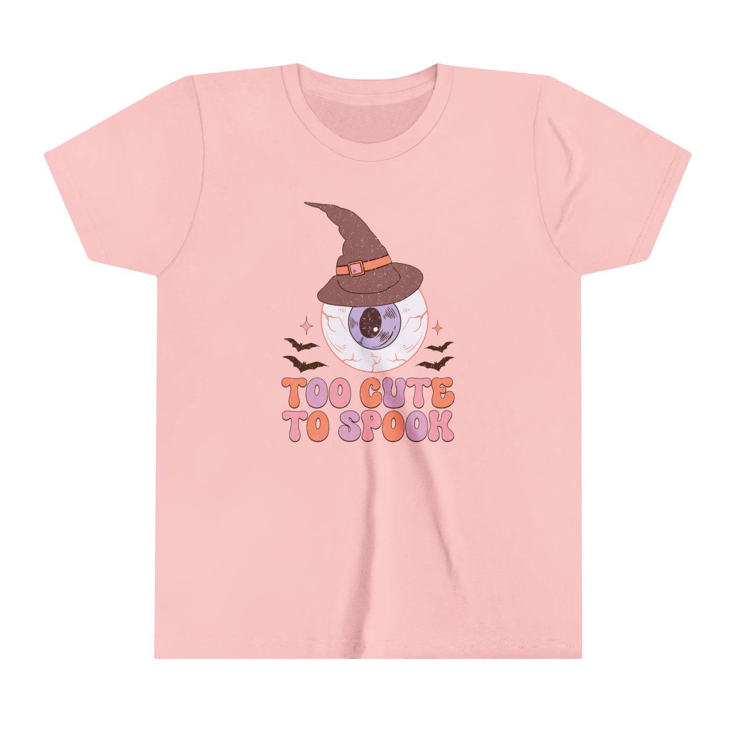 Too Cute To Spook Girl's Youth Short Sleeve Tee