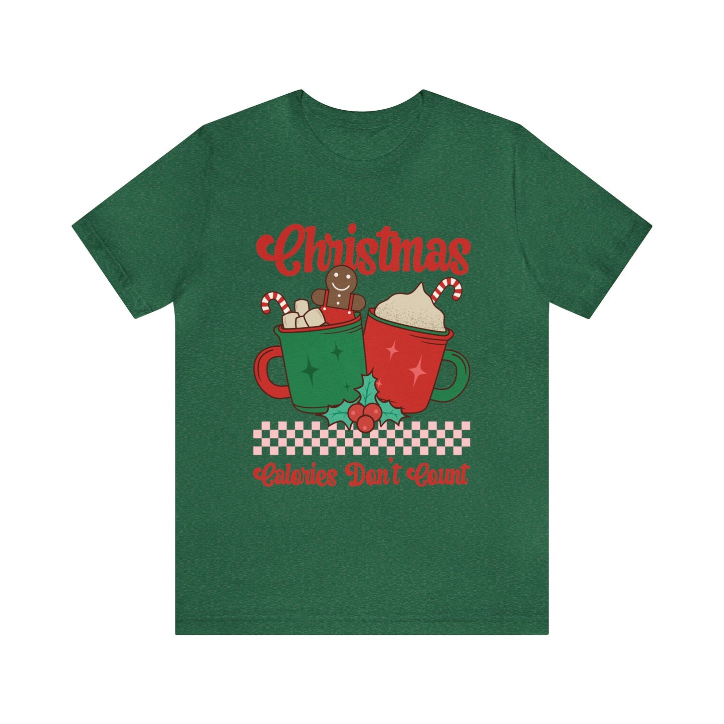 Christmas Calories Don't Count Short Sleeve Women's Tee