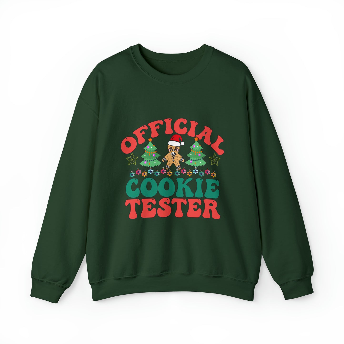Official Cookie Tester Women's Christmas Crewneck Sweatshirt