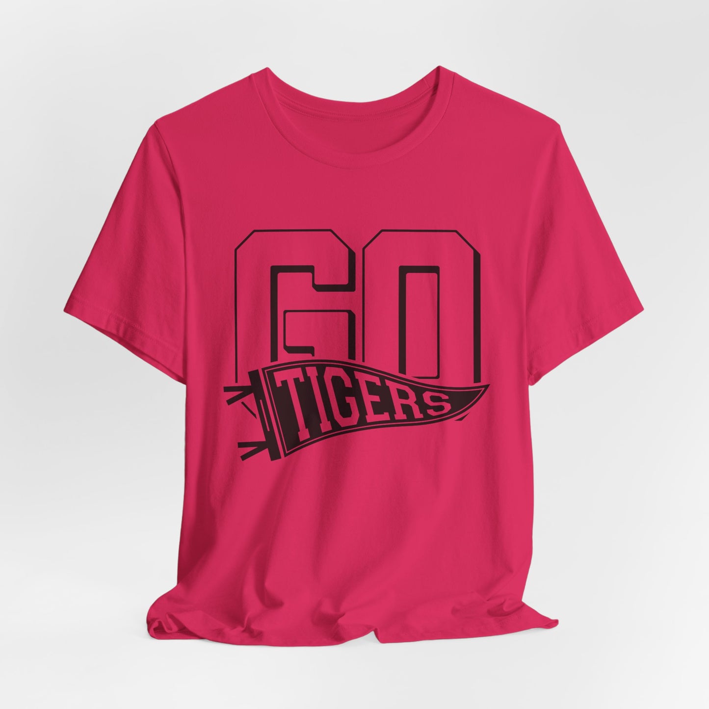 Go Tigers Adult Unisex Short Sleeve Tee