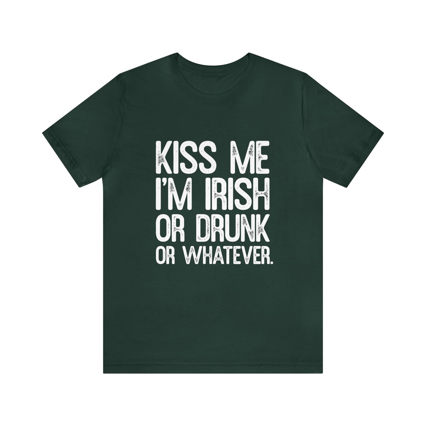 Kiss Me St. Patrick's Day Funny Unisex Adult Tshirt