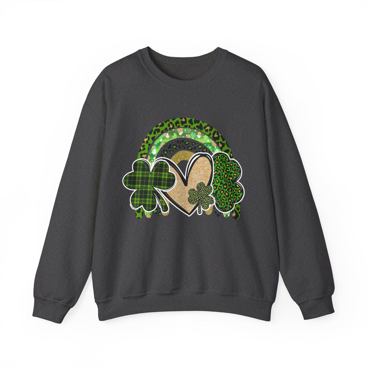 Shamrock Rainbow St. Patrick's Day Shamrock Women's Sweatshirt