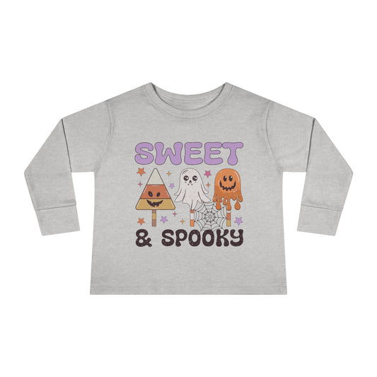 Sweet & Spooky girl Toddler Long Sleeve Tee