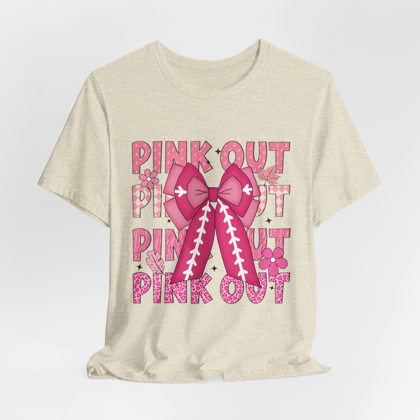 Pink Out Women's Breast Cancer Awareness Short Sleeve Tee