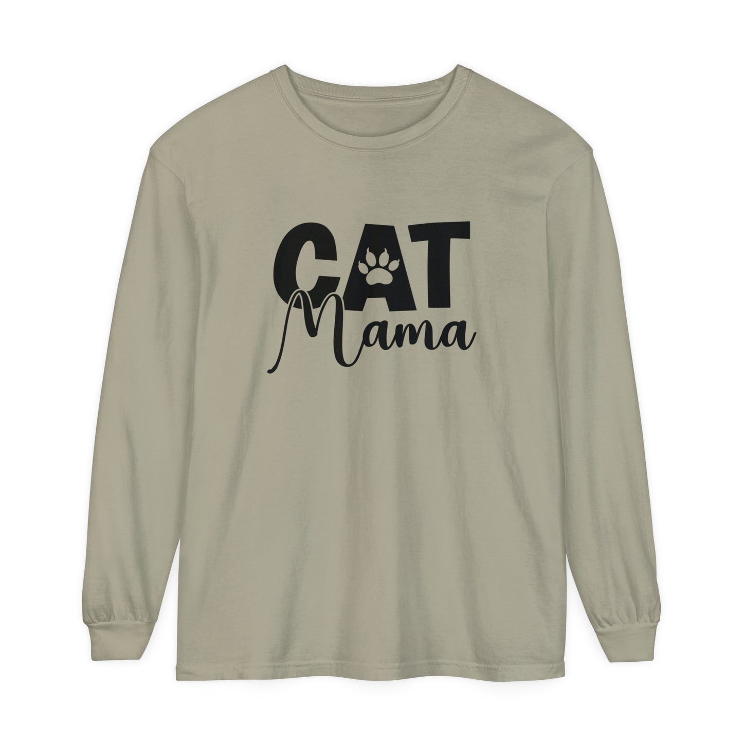 Cat Mama Women's Loose Long Sleeve T-Shirt