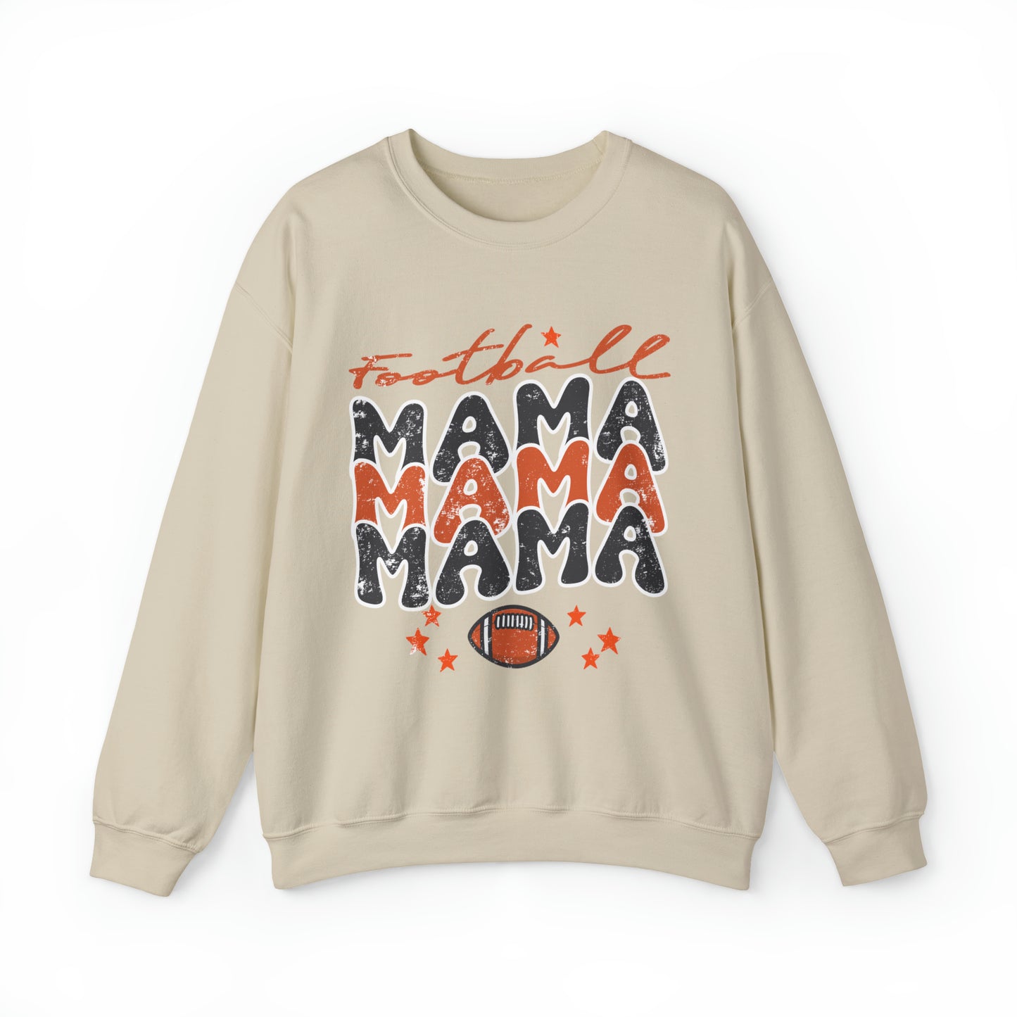 Football Women's Mama Crewneck Sweatshirt