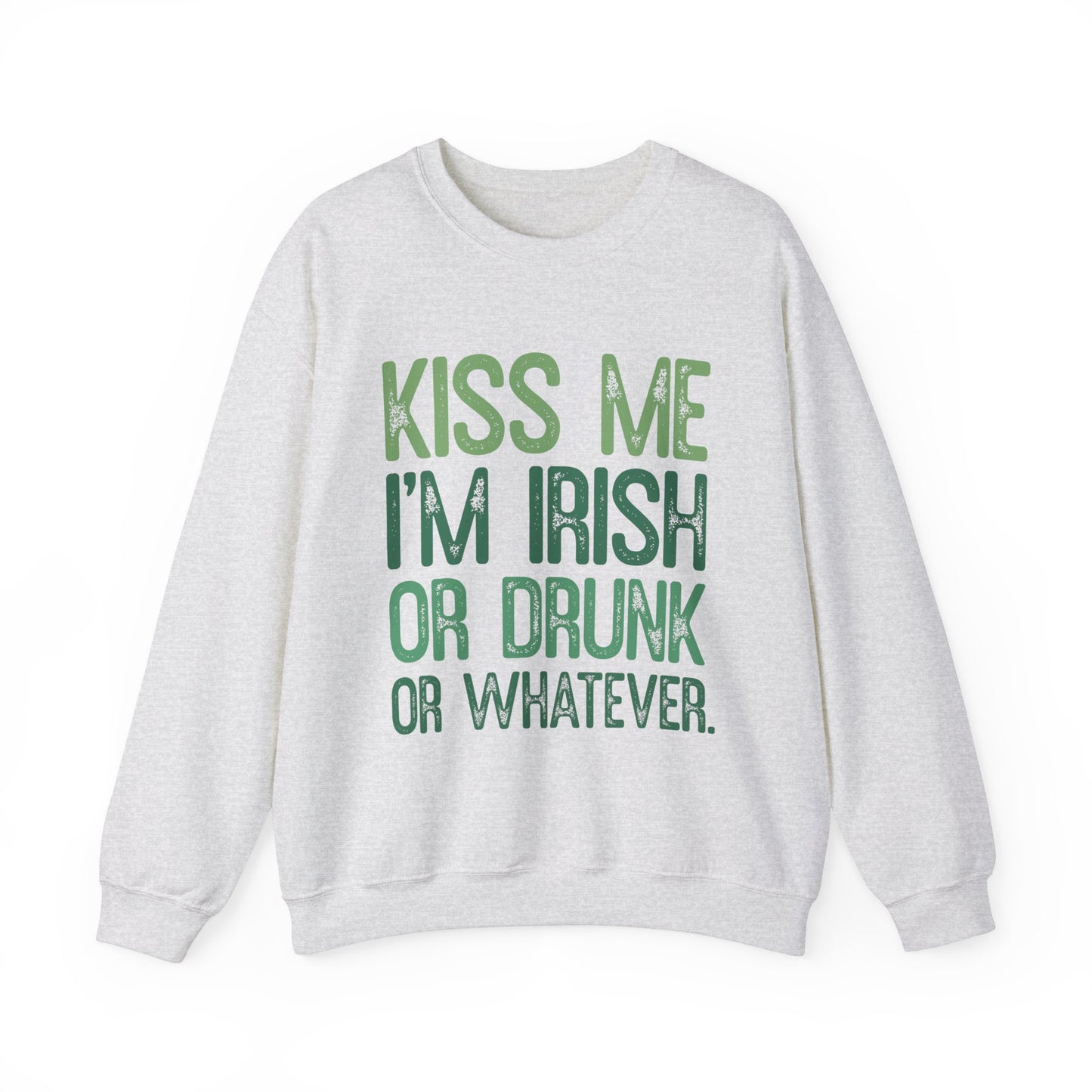 Funny Kiss Me I'm IrishSt. Patrick's Day Adult Unisex Sweatshirt