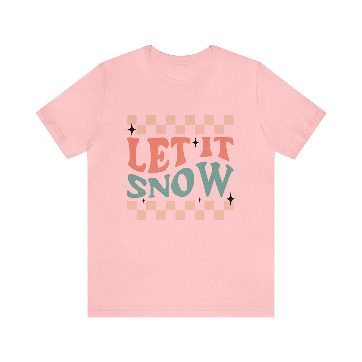 Let it snow Women's Short Sleeve Christmas T Shirts