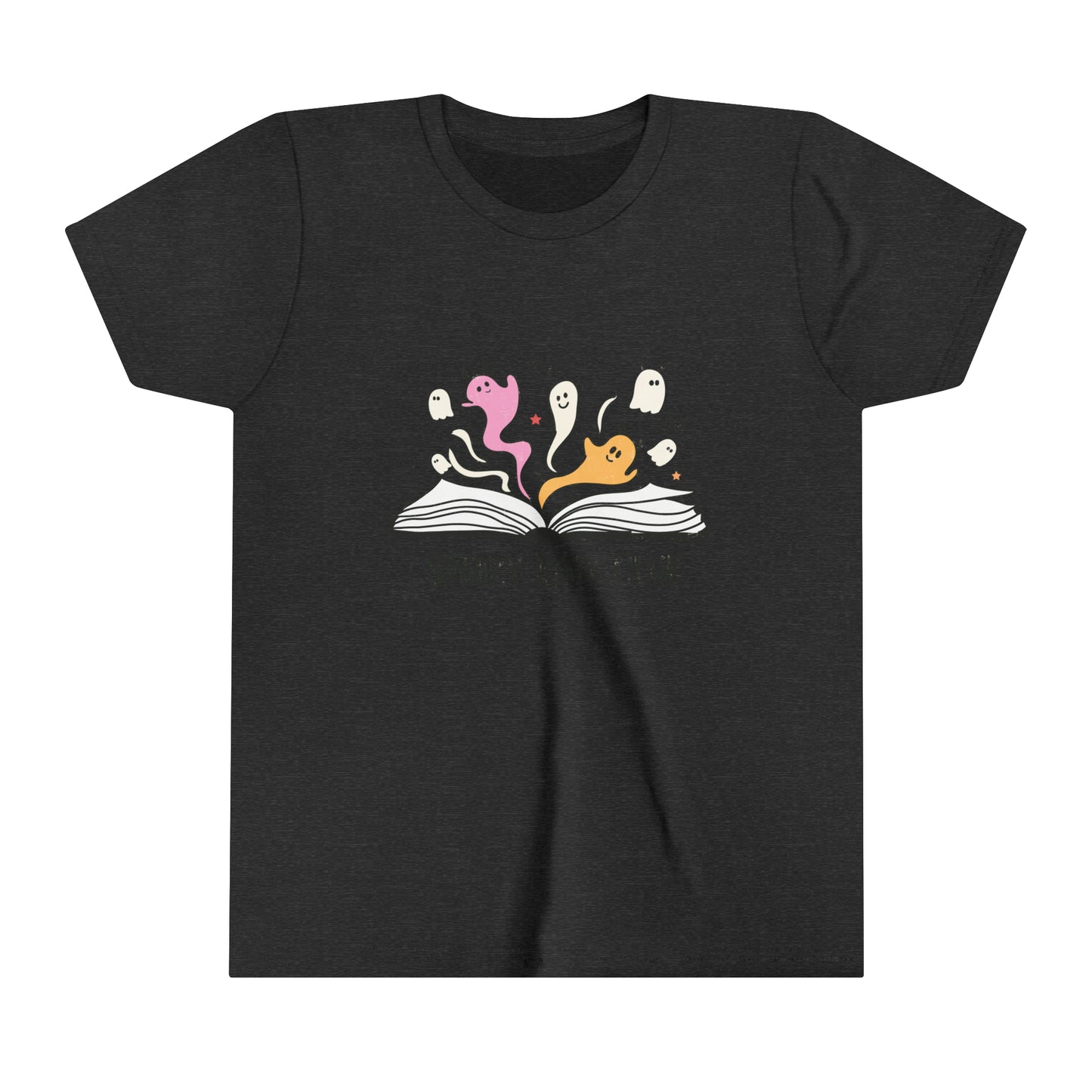 Spooky Book Club Girl's Youth Short Sleeve Tee