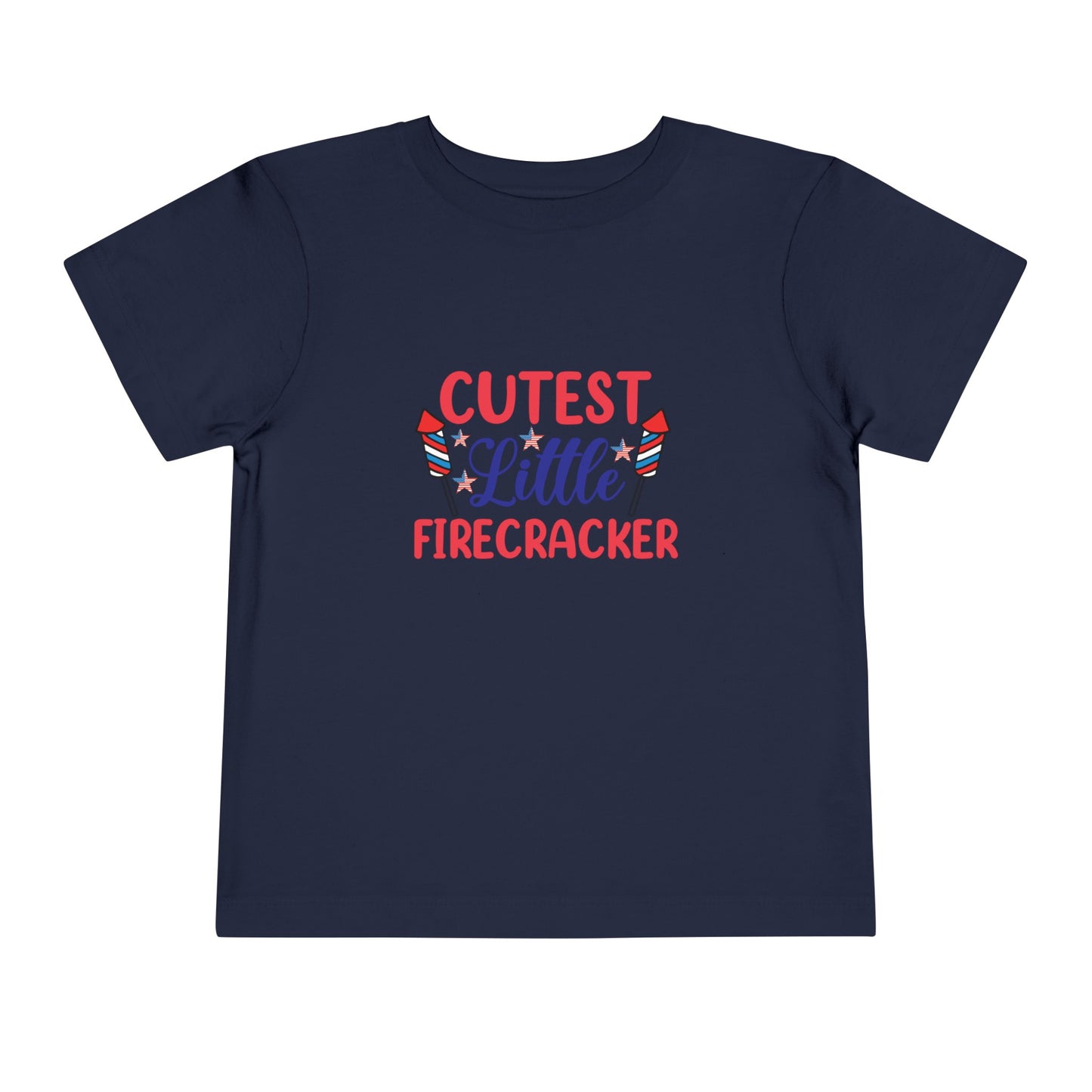 Cutest Little Fire Cracker USA 4th of July Short Sleeve Tee