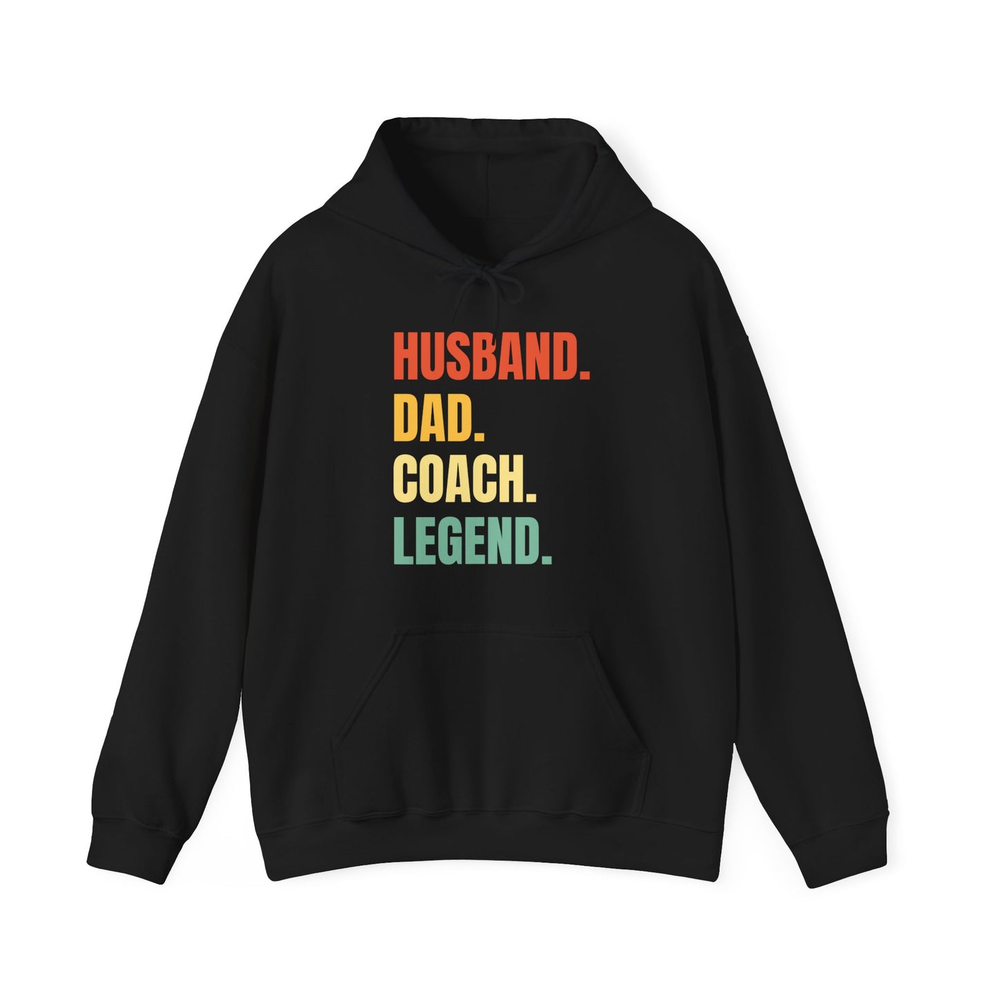 Husband Dad Coach Legend Men's Hooded Sweatshirt