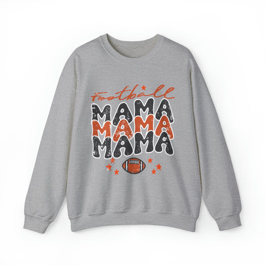 Football Women's Mama Crewneck Sweatshirt