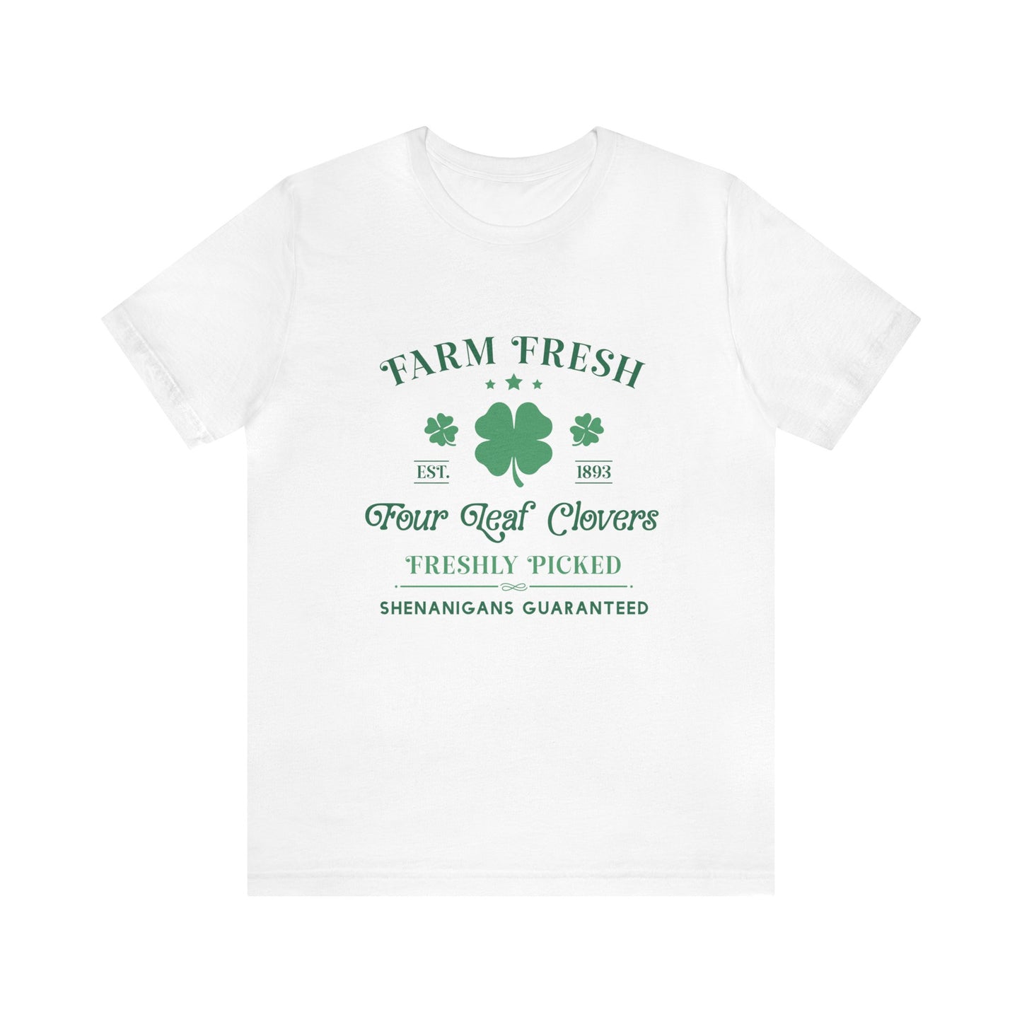 St. Patrick's Day Farm Fresh Clovers Women's Tshirt