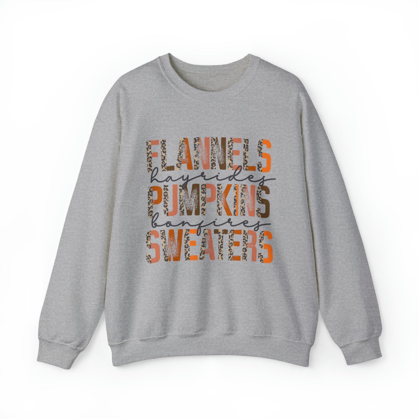 Flannels & Hayrides mixed print Crewneck Sweatshirt