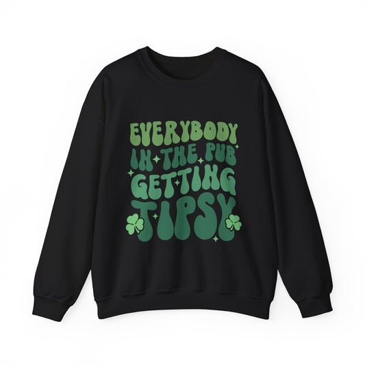 Everybody in the pub St. Patrick's Day Adult Unisex Sweatshirt