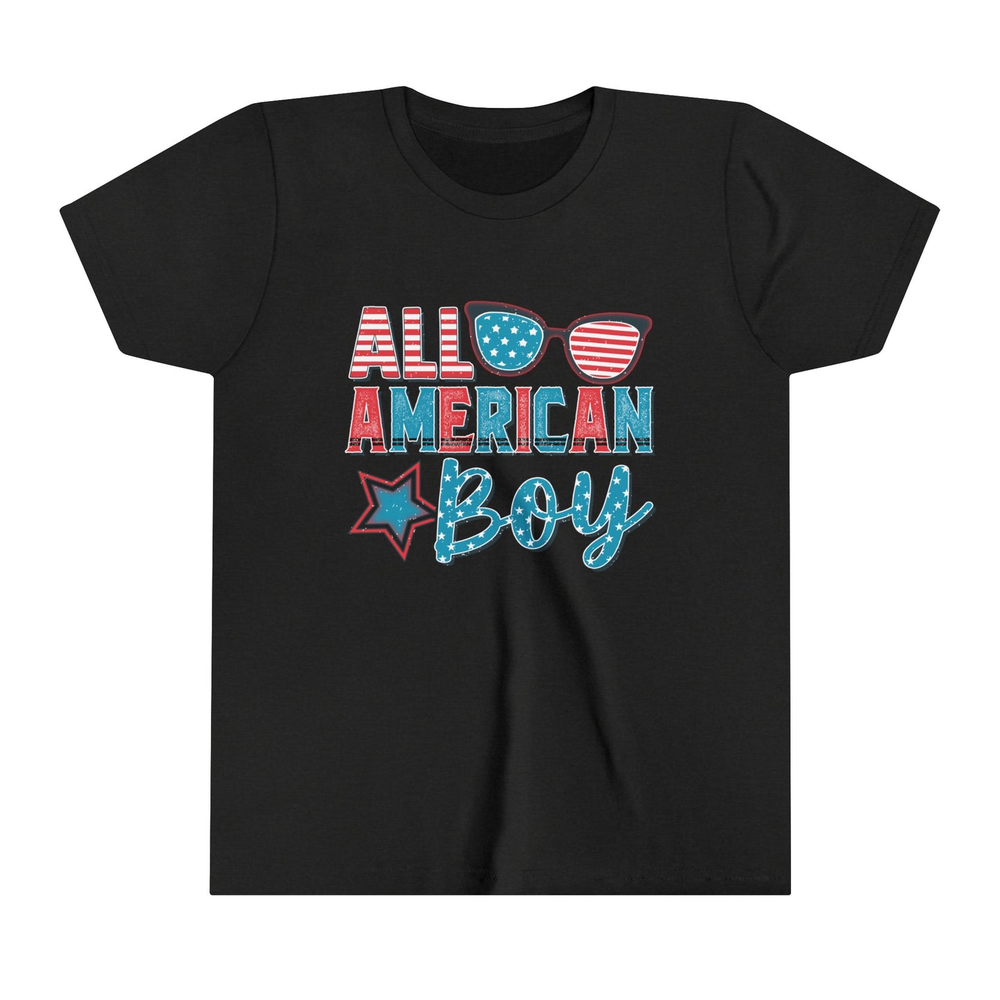 All American Boy 4th of July USA Youth Shirt