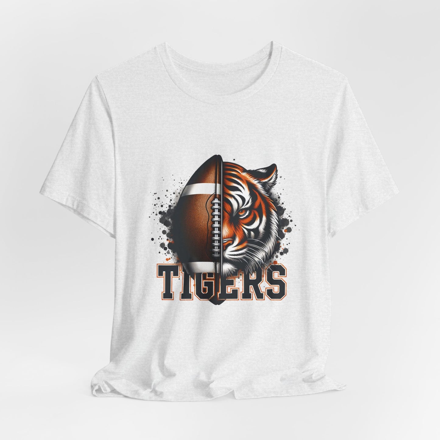 Tigers Football Adult Unisex Short Sleeve Tee