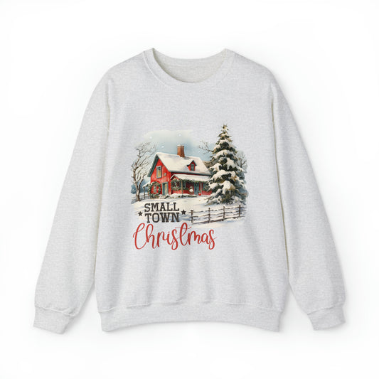 Small Town Christmas Women's Christmas Crewneck Sweatshirt