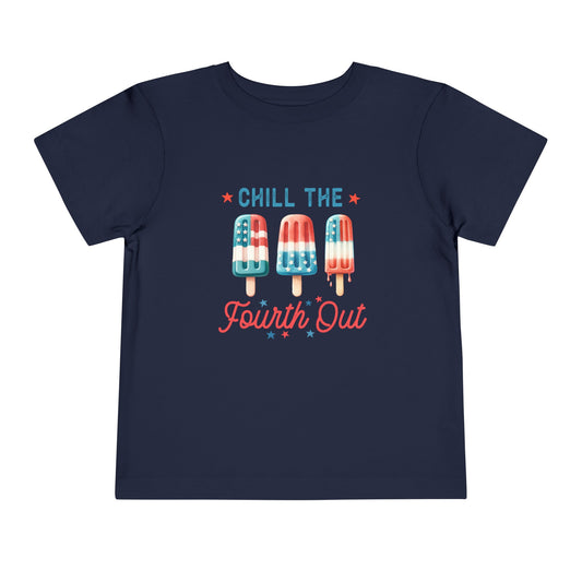 Chill 4th of July Toddler Short Sleeve Tee