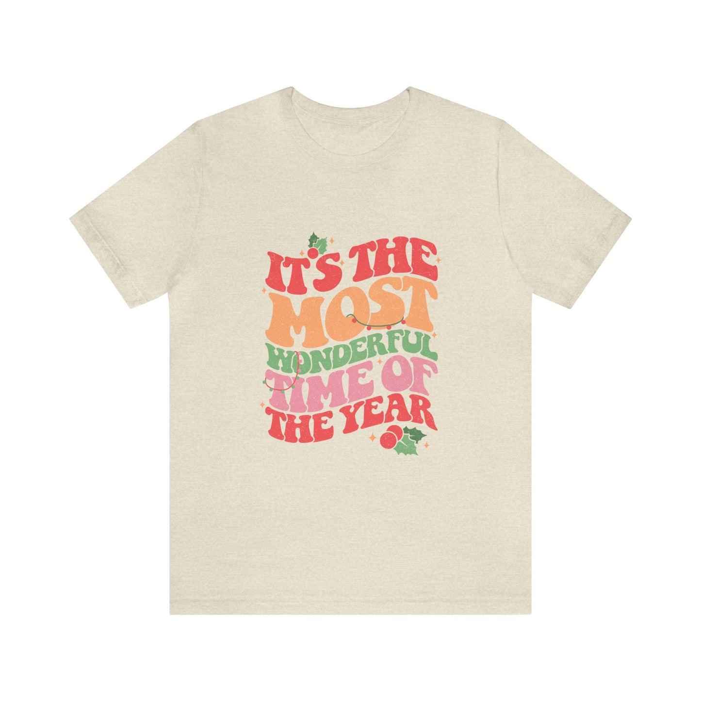 Wonderful Time of the Year Women's Short Sleeve Christmas T Shirt