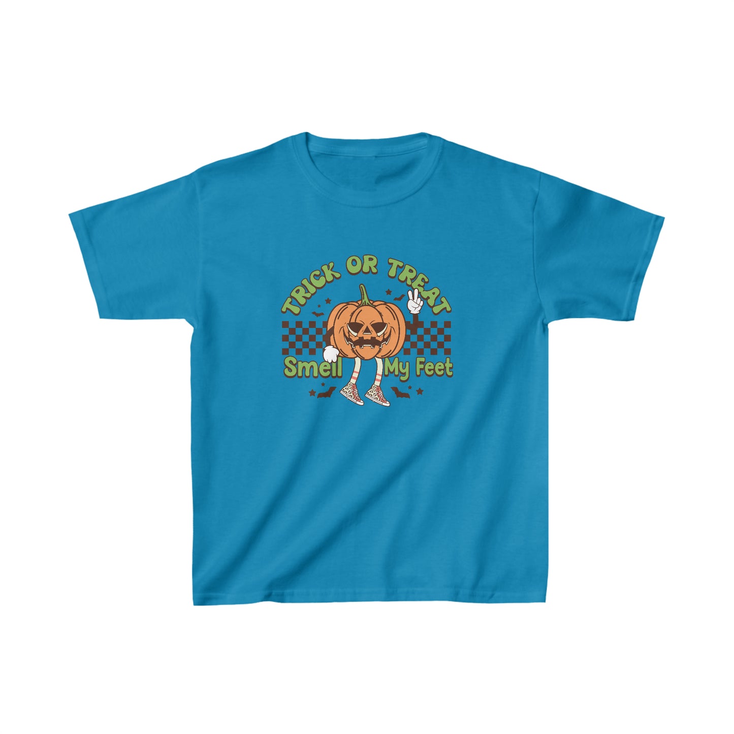 Trick or Treat Smell My Feet Youth Heavy Cotton Tee