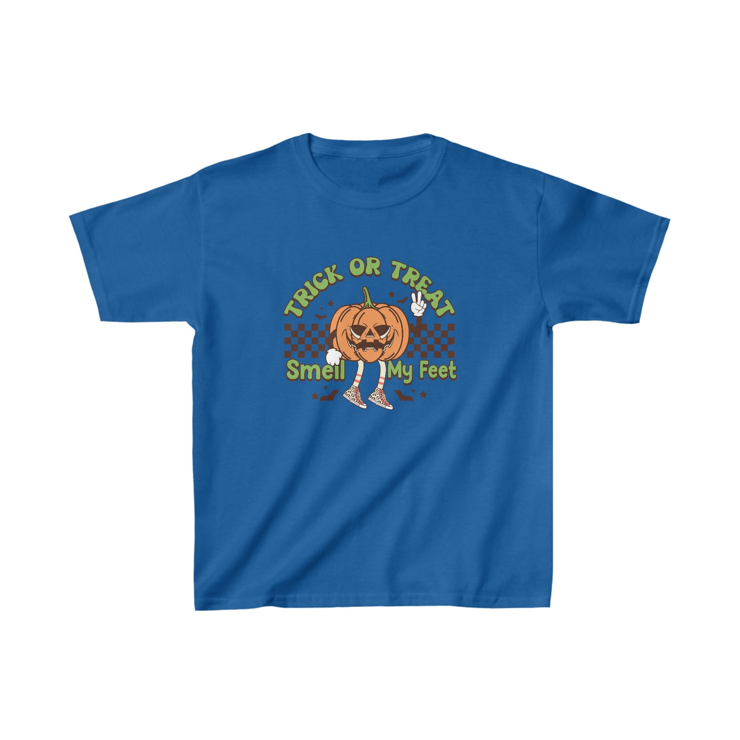 Trick or Treat Smell My Feet Youth Heavy Cotton Tee