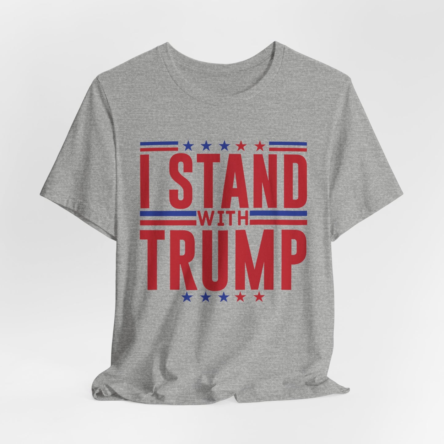 I STAND WITH TRUMP 2024 Election Adult Unisex Short Sleeve Tee