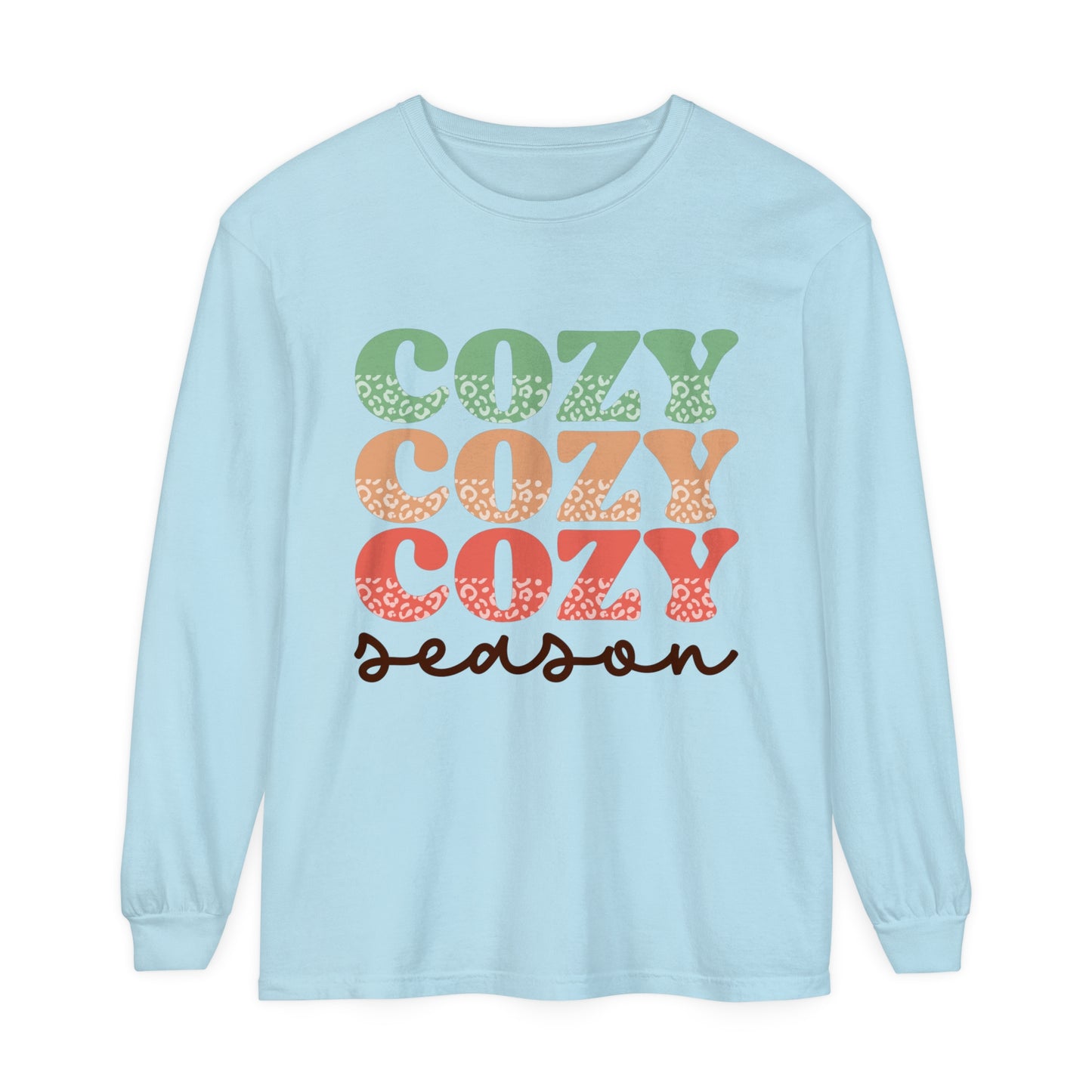 Cozy Season Women's Loose Long Sleeve T-Shirt