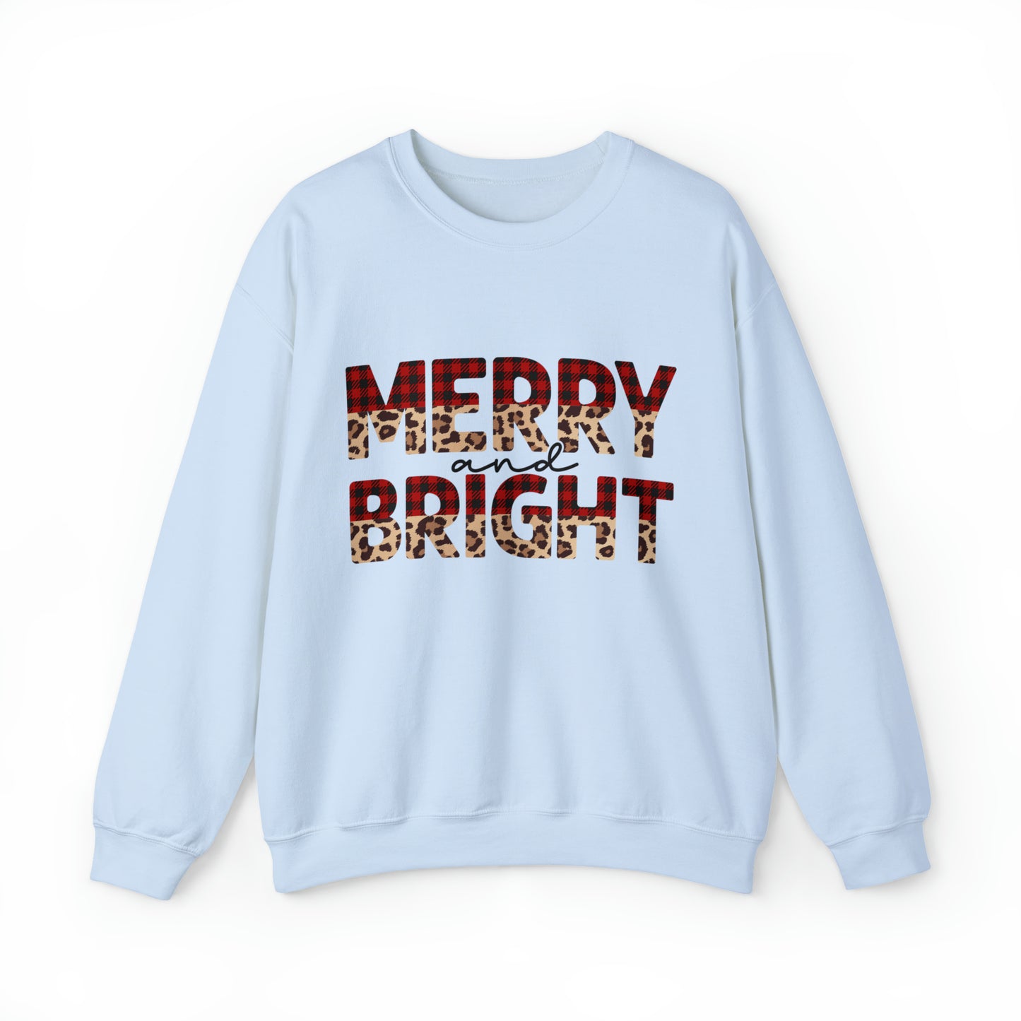 Merry and Bright Women's Christmas Crewneck Sweatshirt