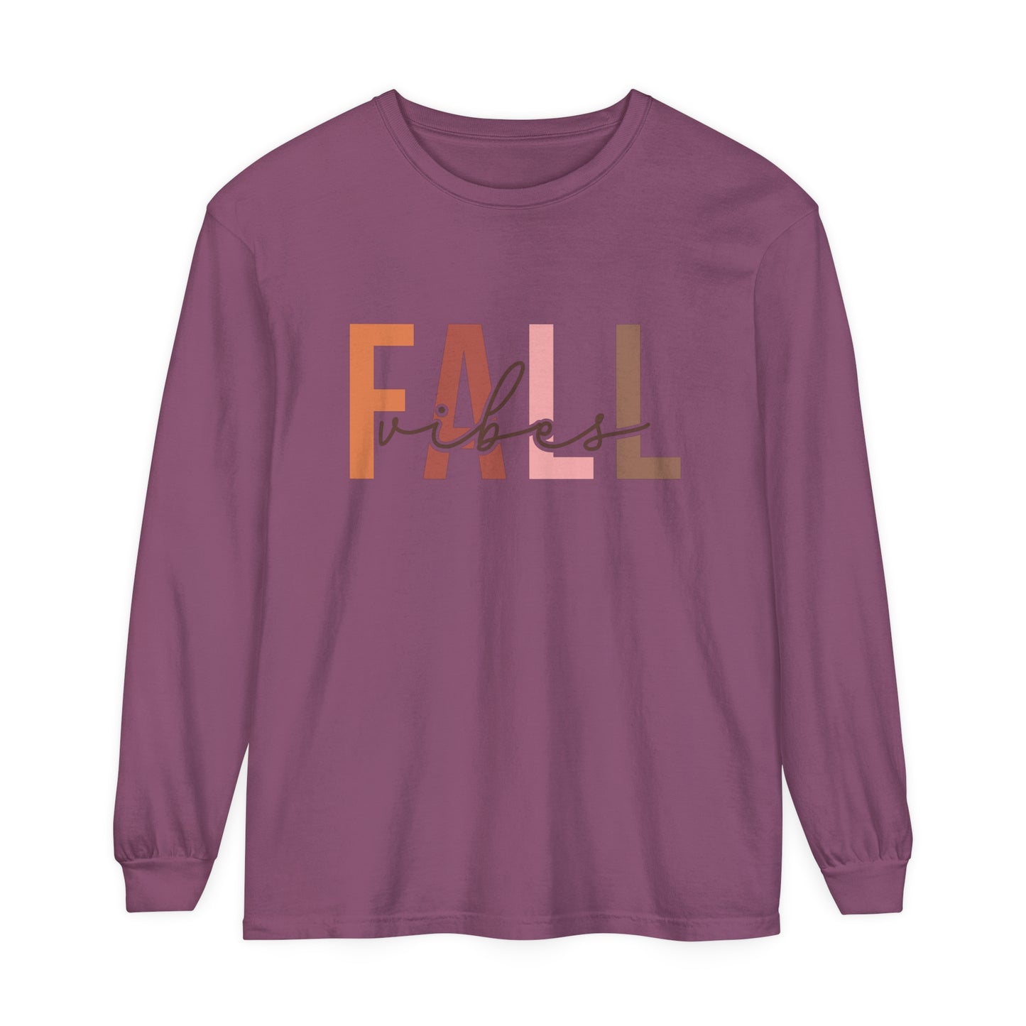 Fall Vibes Loose Long Sleeve T-Shirt